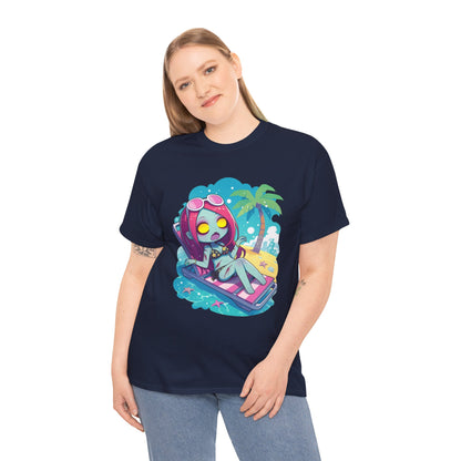 Beach Babe Zombie Unisex Heavy Cotton Tee