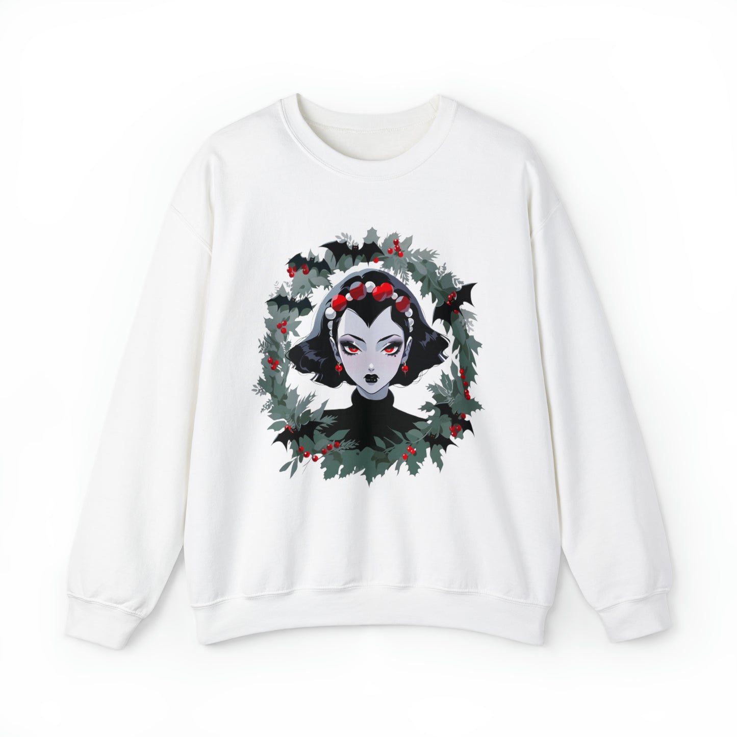 Vampire Wreath Unisex Heavy Blend™ Crewneck Sweatshirt