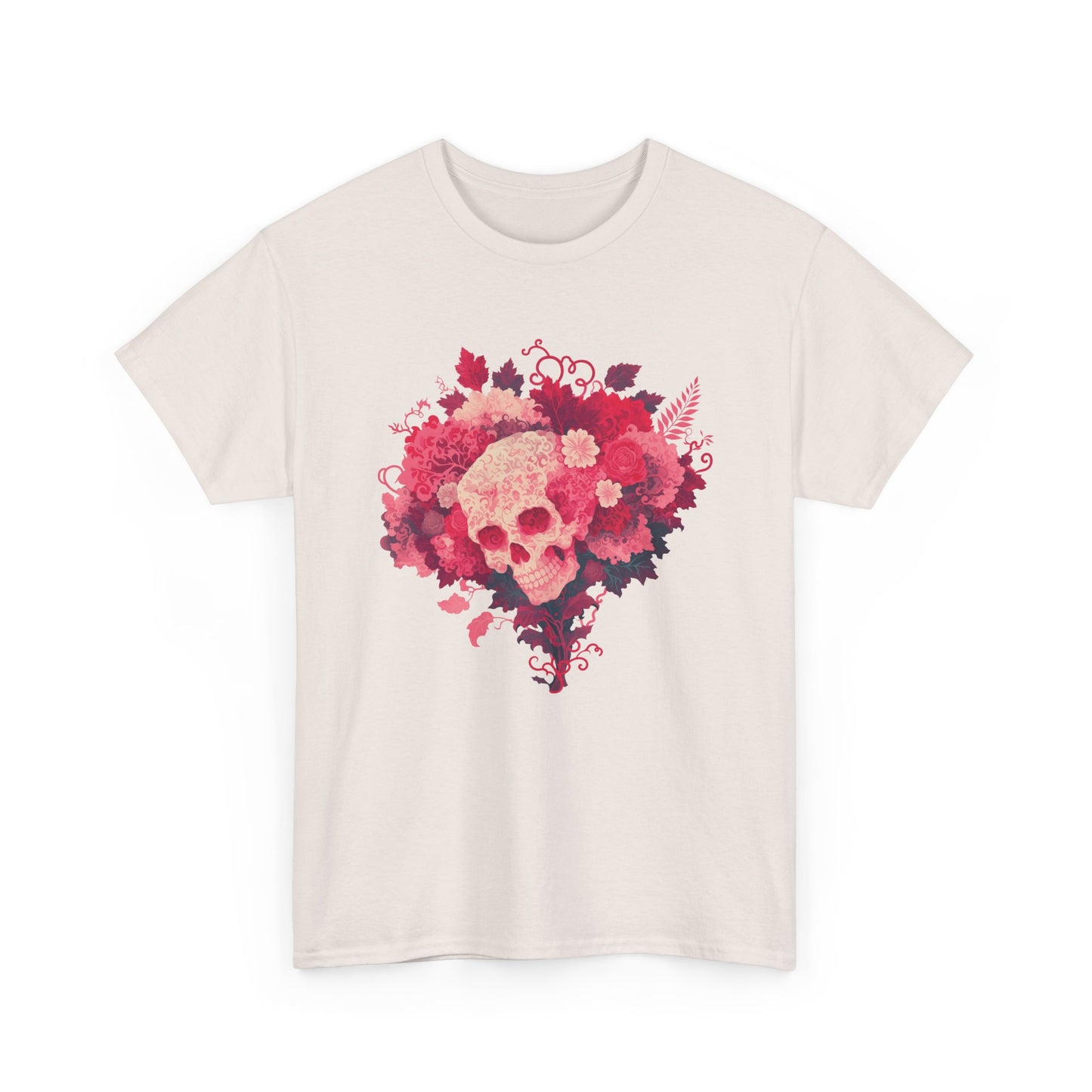 Skull Bouquet Unisex Heavy Cotton Tee