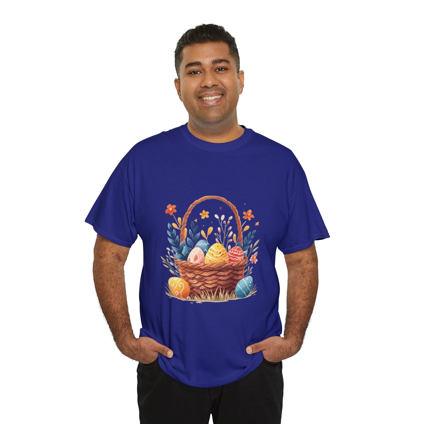 Easter Basket Unisex Heavy Cotton Tee