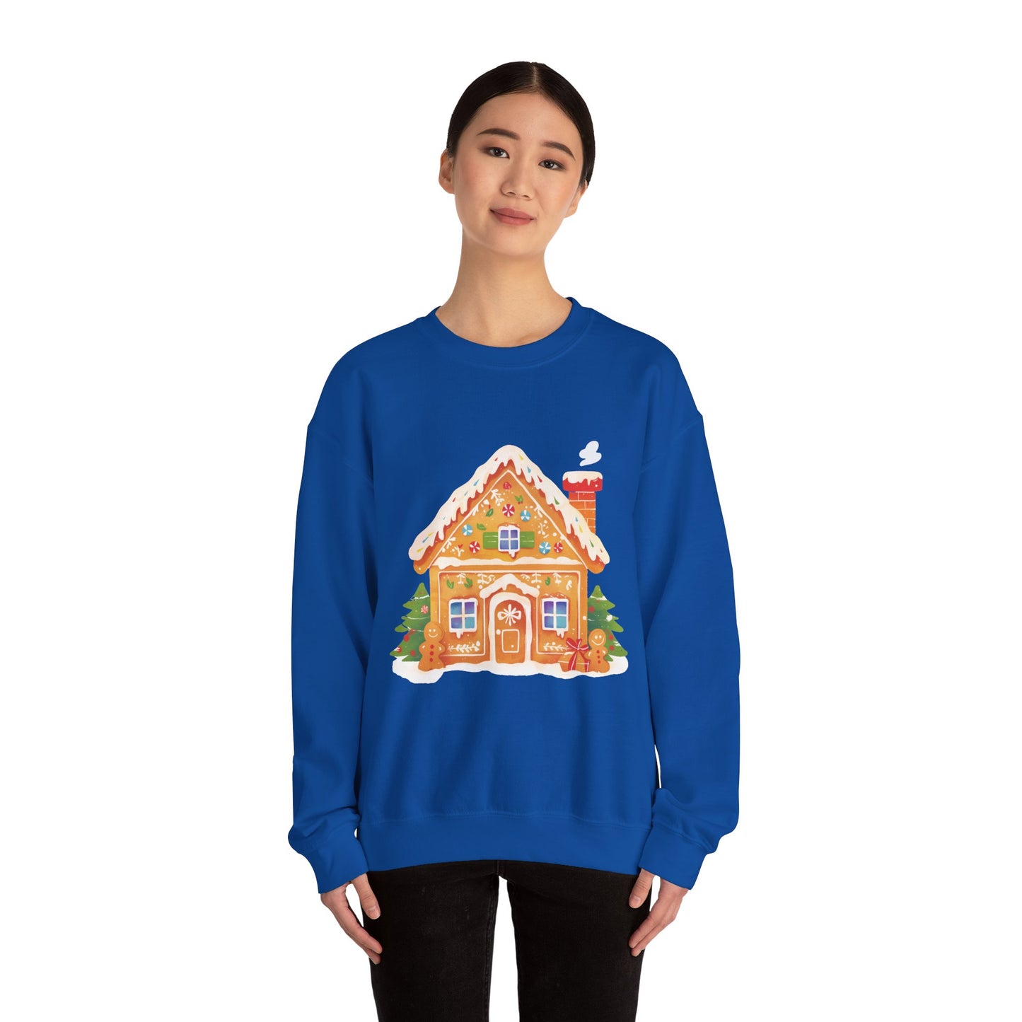 Gingerbread House Unisex Heavy Blend™ Crewneck Sweatshirt