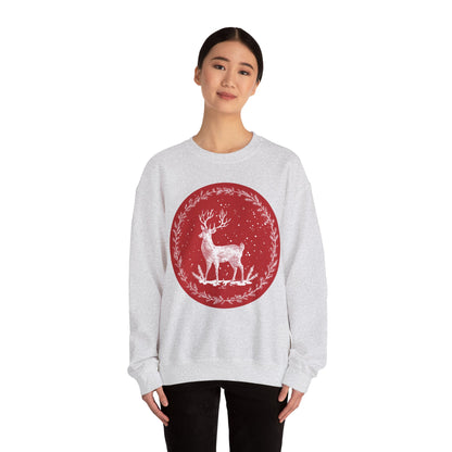 Rustic Deer Unisex Heavy Blend™ Crewneck Sweatshirt