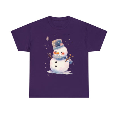 Snowman Unisex Heavy Cotton Tee