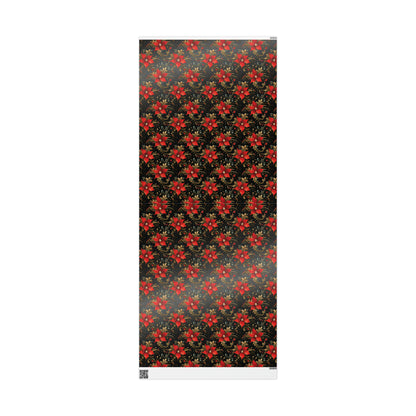 Pretty Poinsettias Wrapping Papers