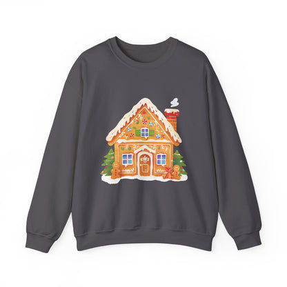 Gingerbread House Unisex Heavy Blend™ Crewneck Sweatshirt
