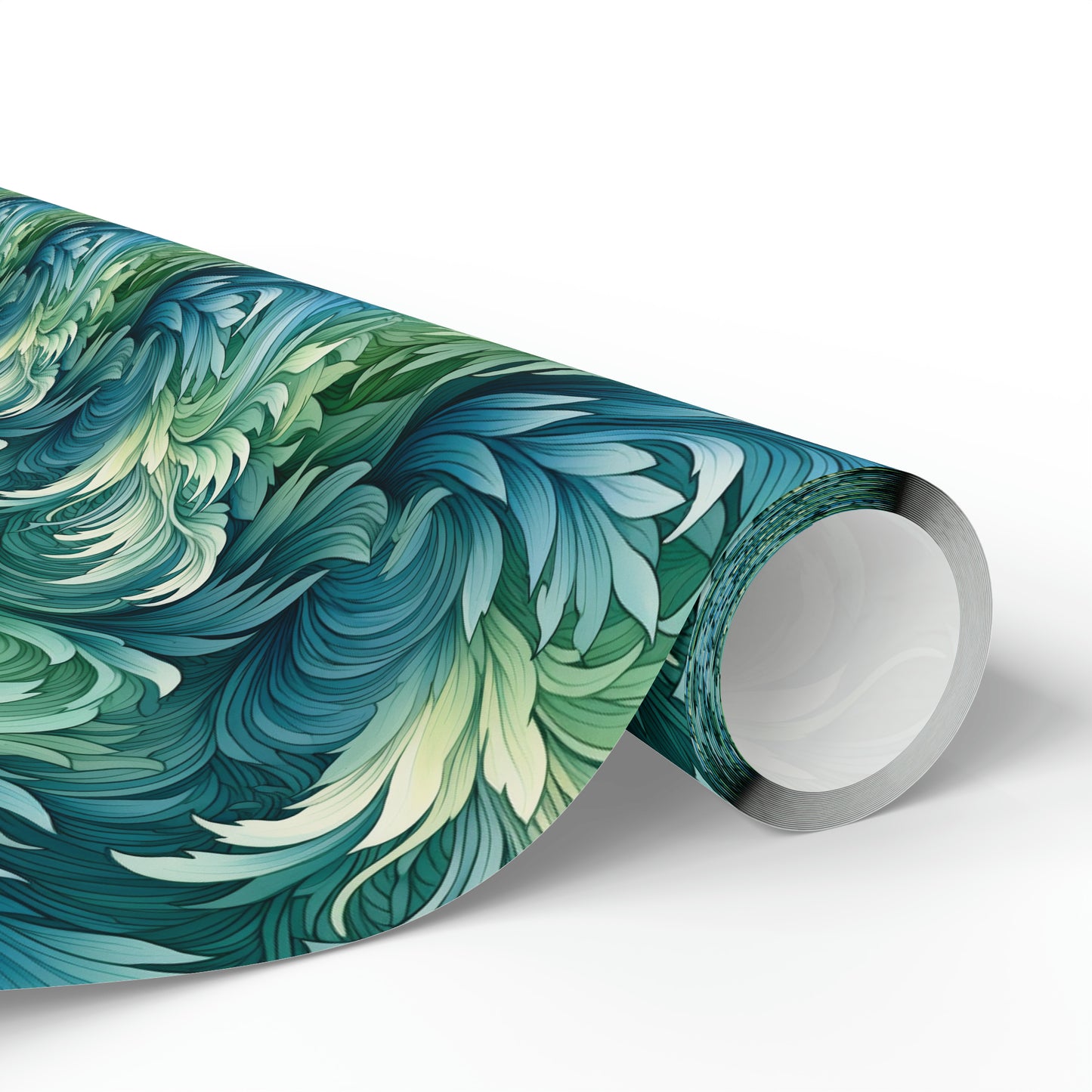 Peacock Flourishes Wrapping Papers