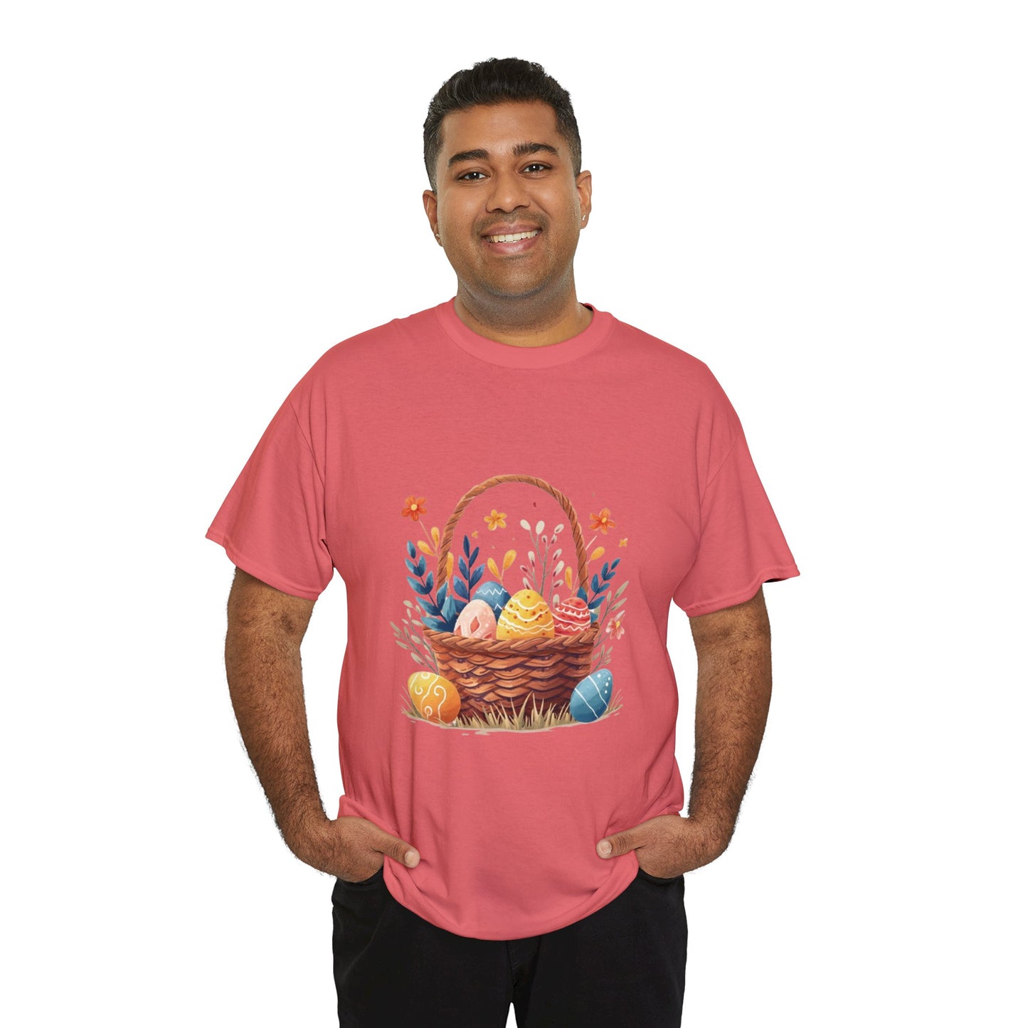 Easter Basket Unisex Heavy Cotton Tee