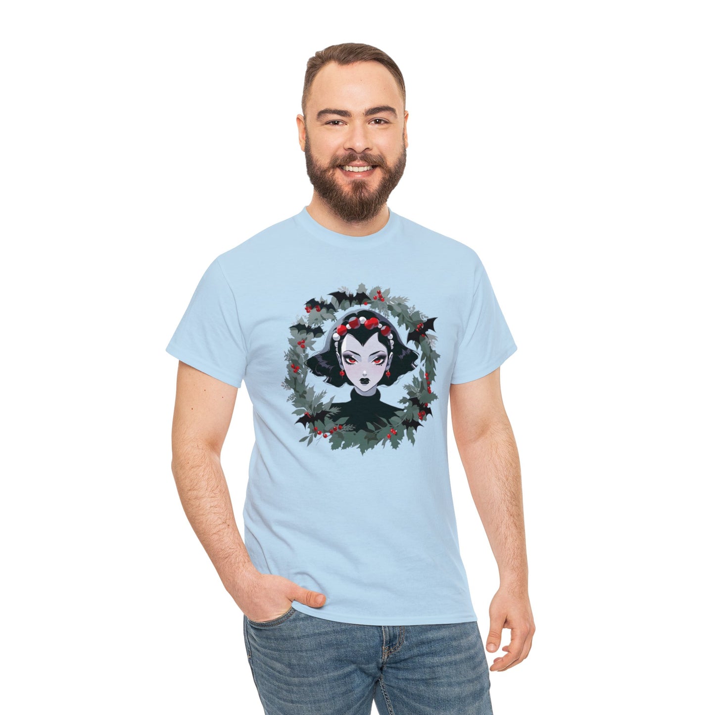 Vampire Wreath Unisex Heavy Cotton Tee