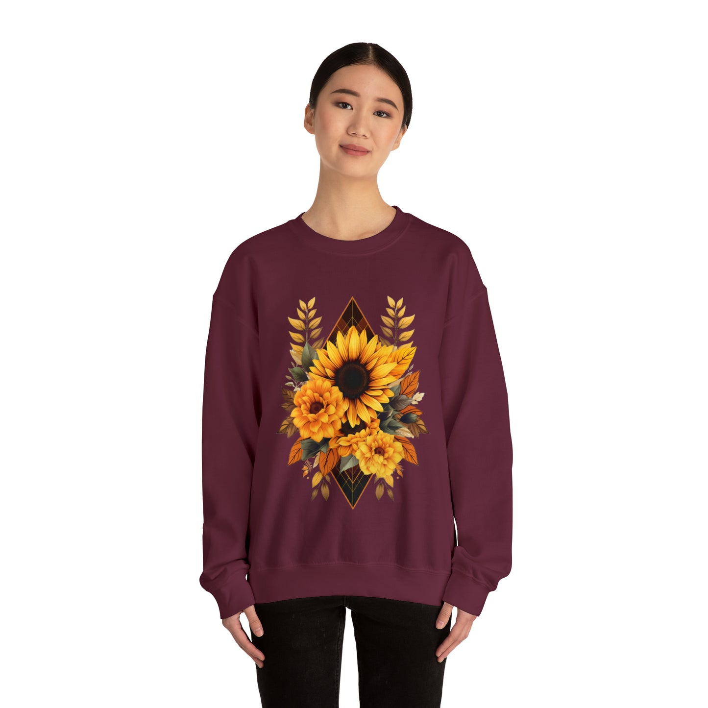 Sunflowers Unisex Heavy Blend™ Crewneck Sweatshirt