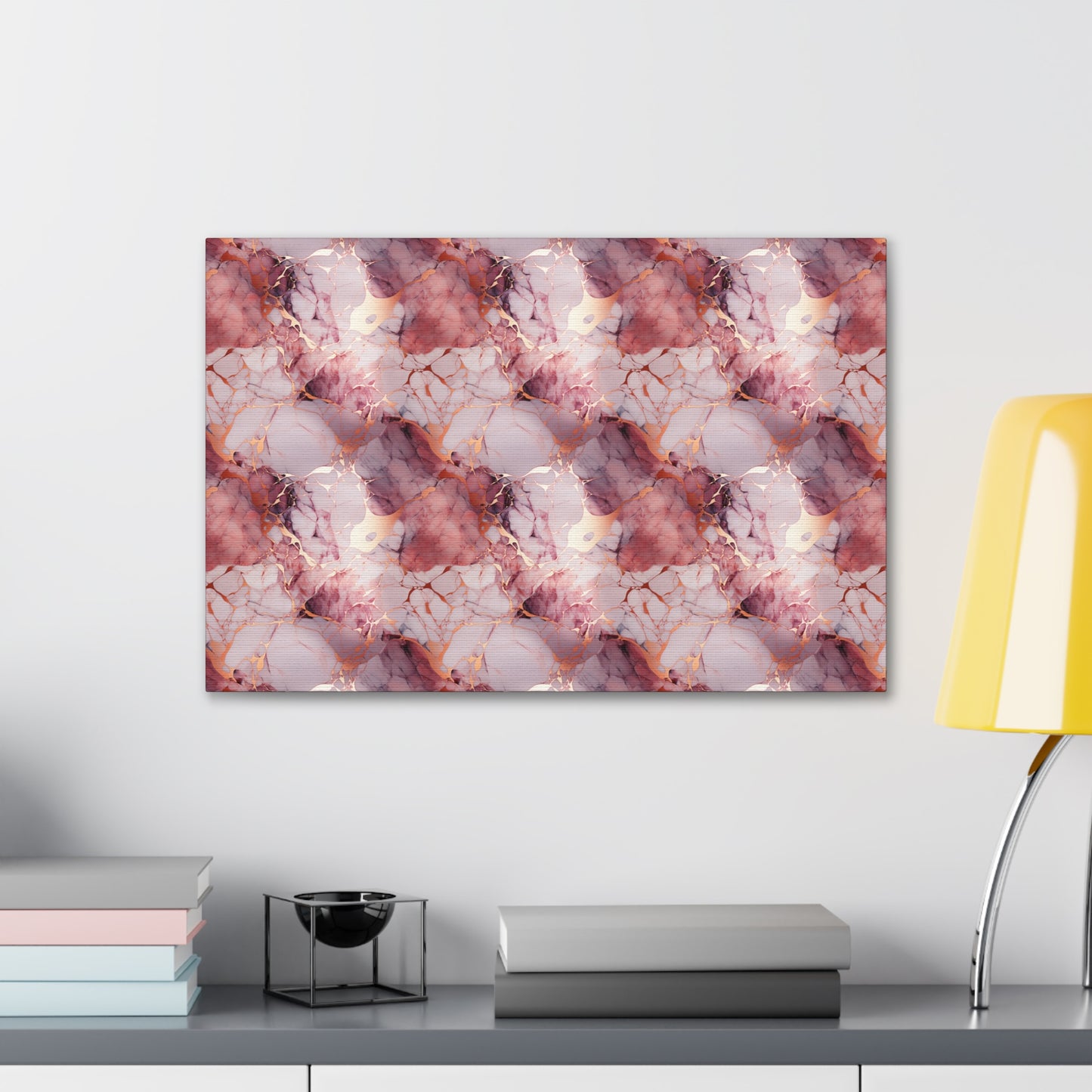 Rose Gold Marble Canvas Gallery Wrap