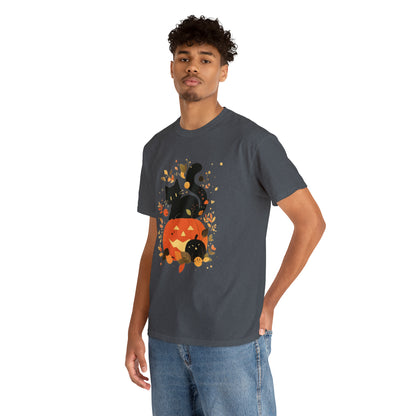 Spooky Kitty Unisex Heavy Cotton Tee