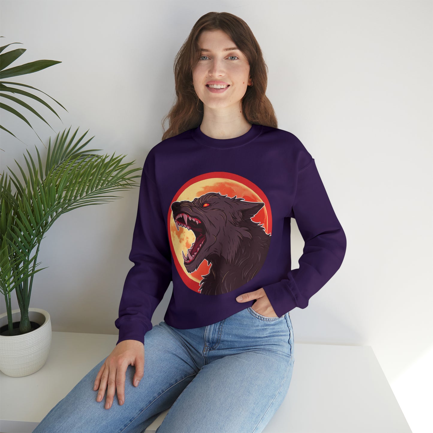 Werewolf Unisex Heavy Blend™ Crewneck Sweatshirt