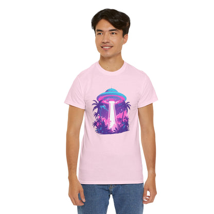 Tropical UFO Unisex Heavy Cotton Tee