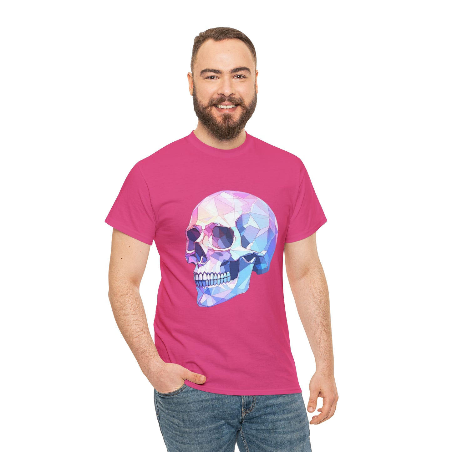 Geo Skull Unisex Heavy Cotton Tee