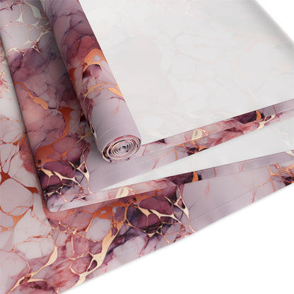 Rose Gold Marble Table Runner (Cotton, Poly)