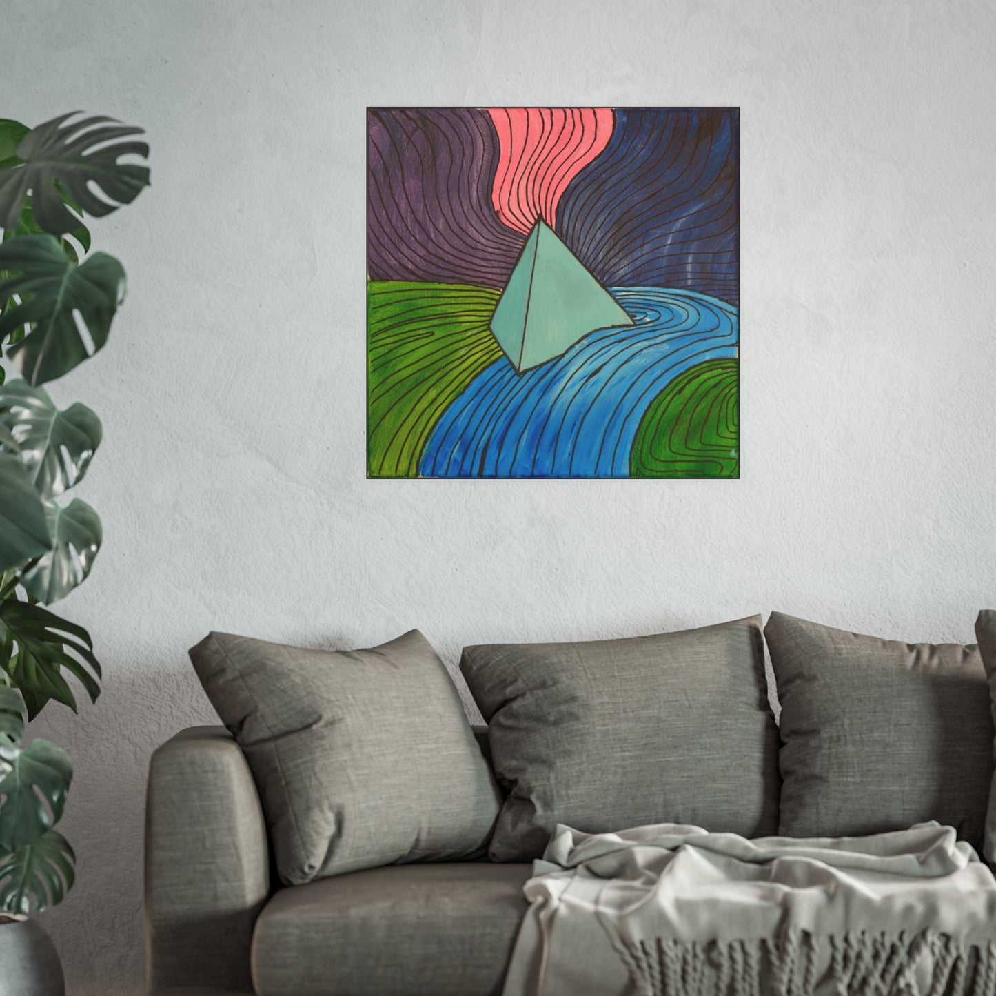 "It All Started Here, Where the Prism Landed" - Acrylic Art Print