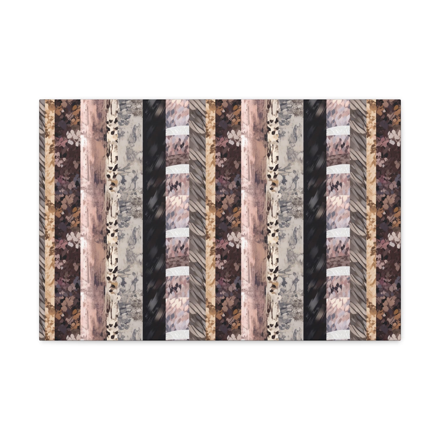 Textured Stripes Canvas Gallery Wrap