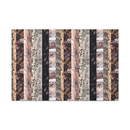 Textured Stripes Canvas Gallery Wrap