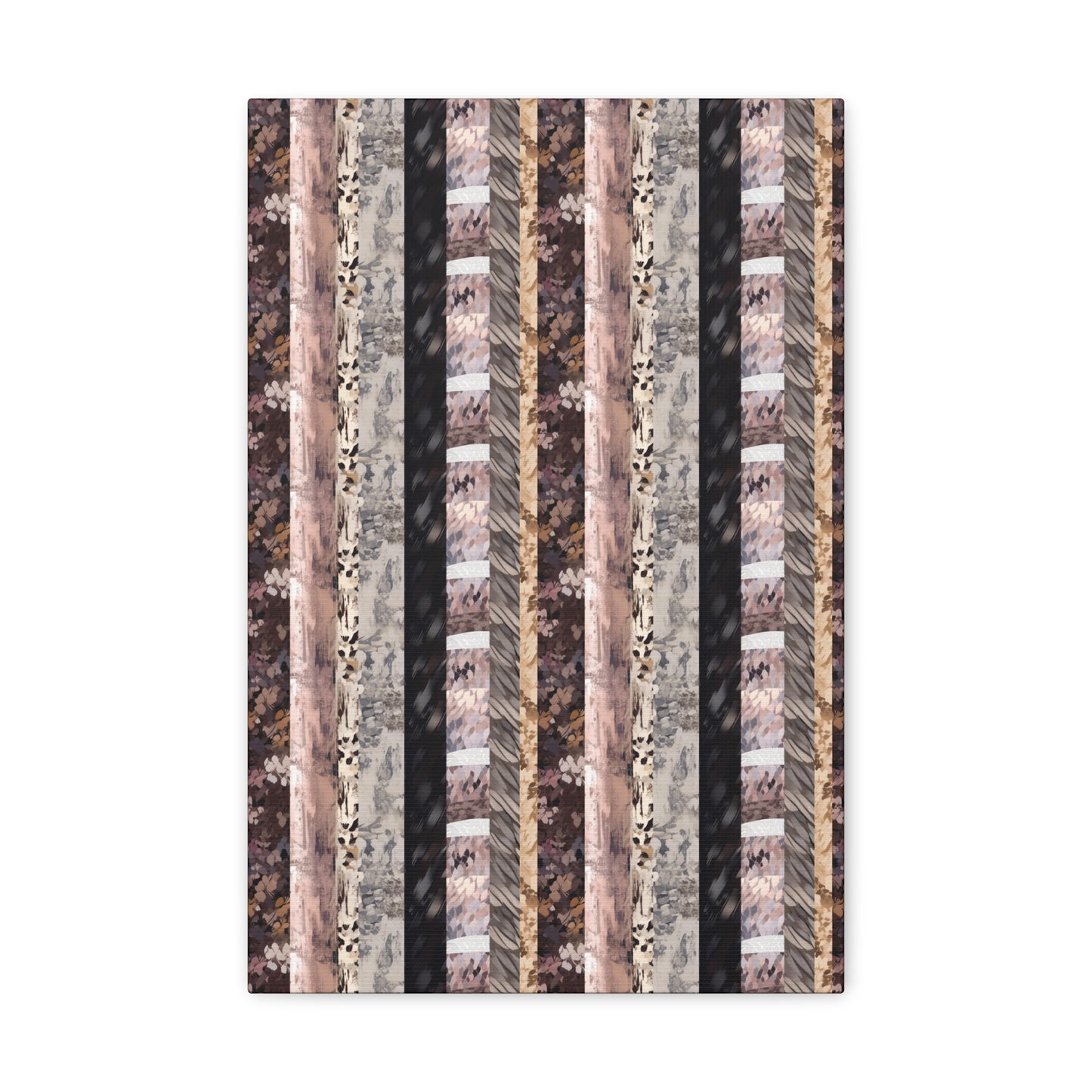 Textured Stripes Canvas Gallery Wrap