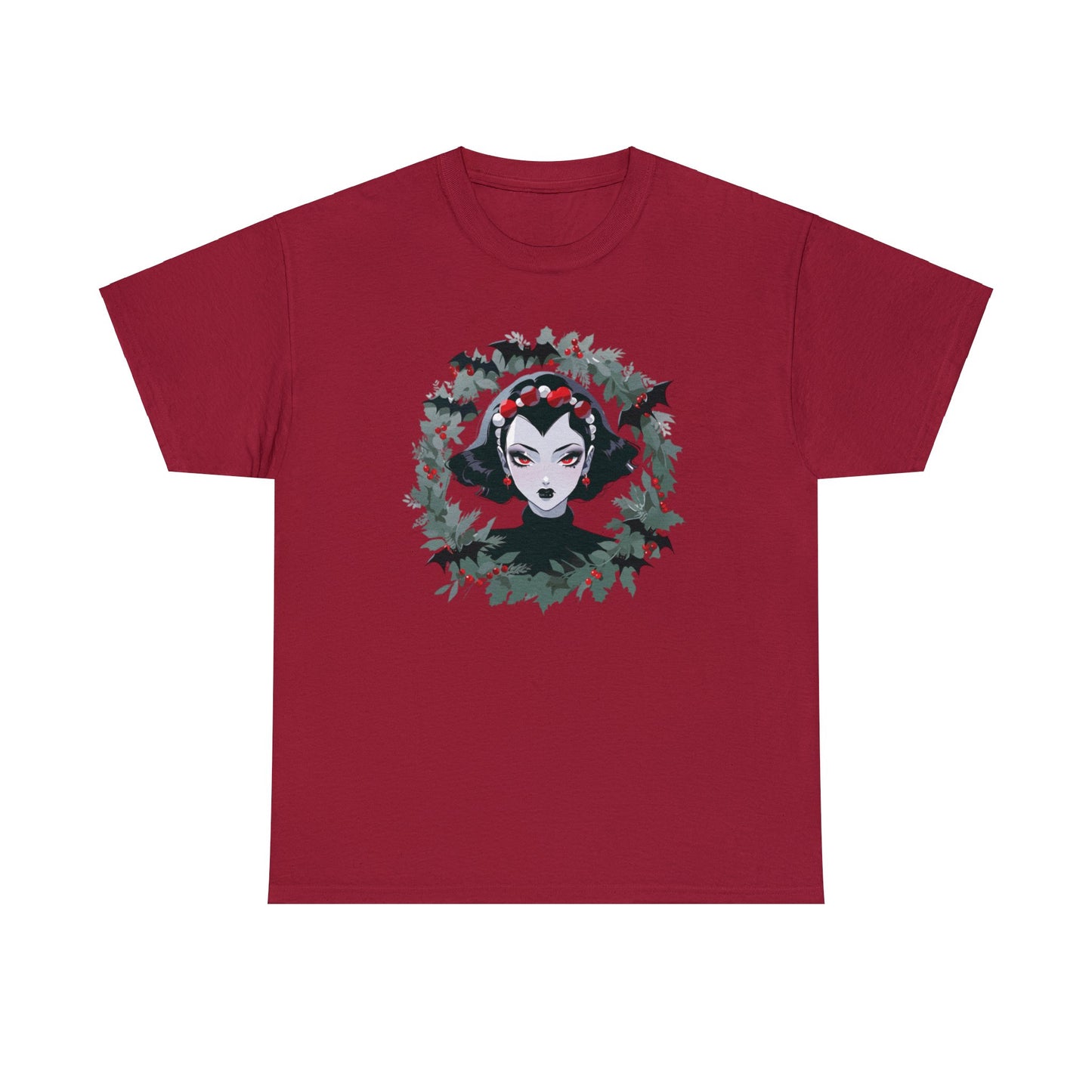 Vampire Wreath Unisex Heavy Cotton Tee