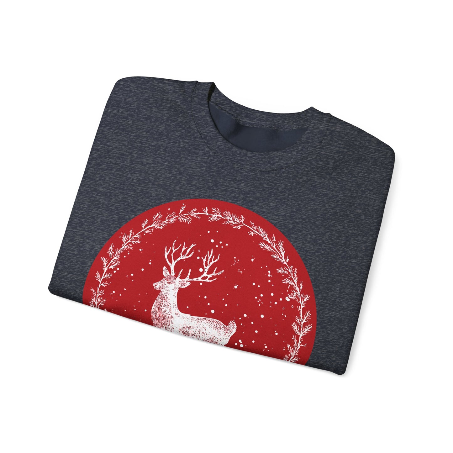 Rustic Deer Unisex Heavy Blend™ Crewneck Sweatshirt
