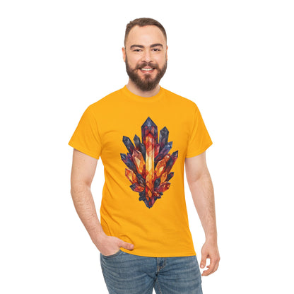 Volcanic Crystal Cluster Unisex Heavy Cotton Tee