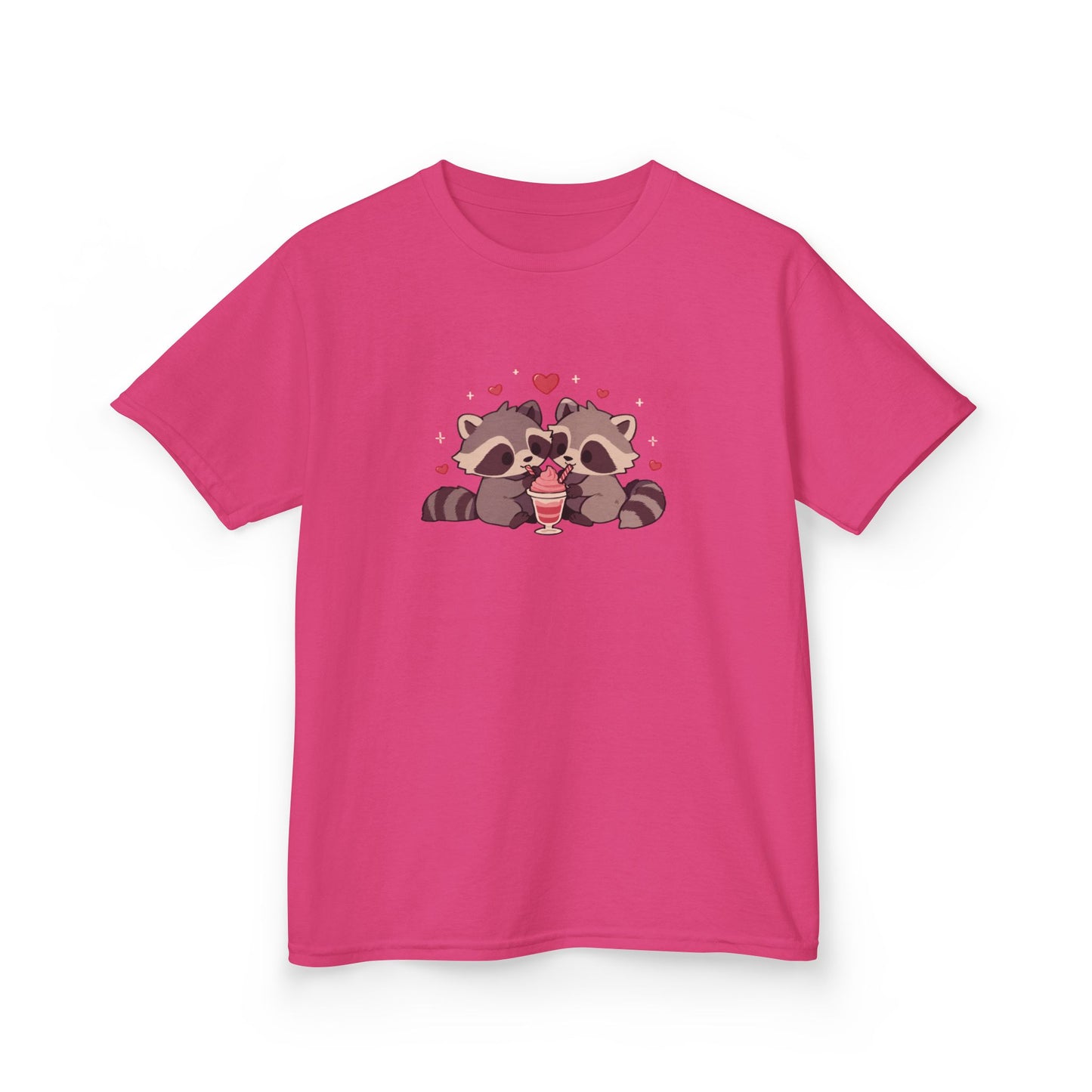 Raccoons Sharing Milkshake Kids Heavy Cotton™ Tee