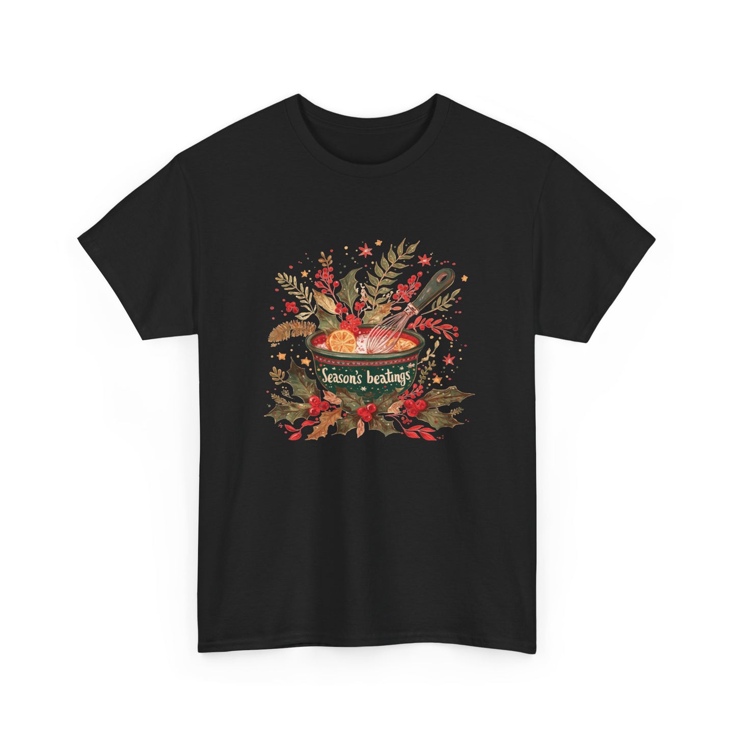 Season's Beatings (Baking) Unisex Heavy Cotton Tee