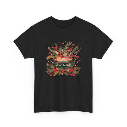 Season's Beatings (Baking) Unisex Heavy Cotton Tee