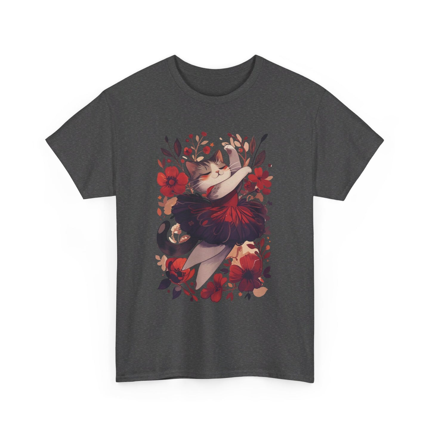 Ballet Cat Unisex Heavy Cotton Tee