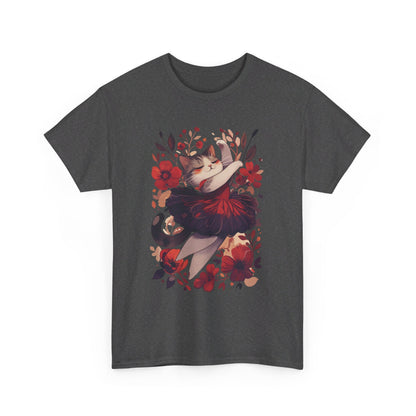 Ballet Cat Unisex Heavy Cotton Tee