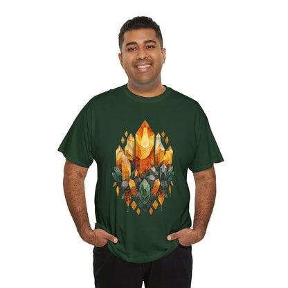 Earthen Crystal Cluster Unisex Heavy Cotton Tee