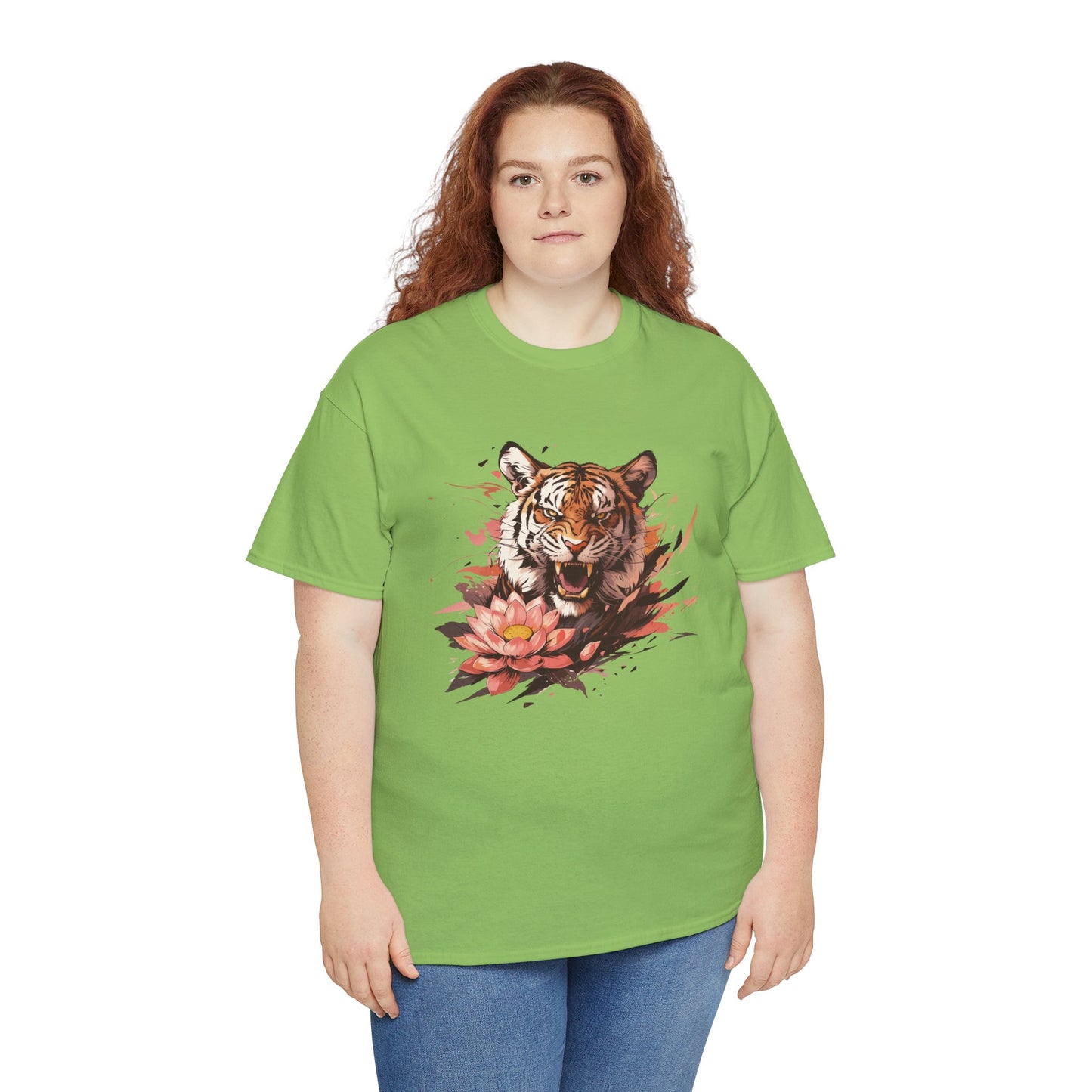 Lotus Tiger Unisex Heavy Cotton Tee
