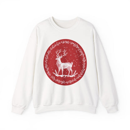Rustic Deer Unisex Heavy Blend™ Crewneck Sweatshirt