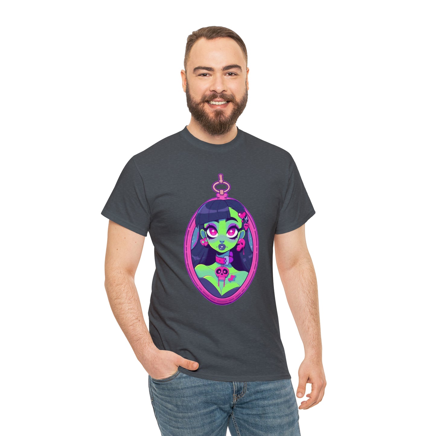 Zombie Locket Unisex Heavy Cotton Tee