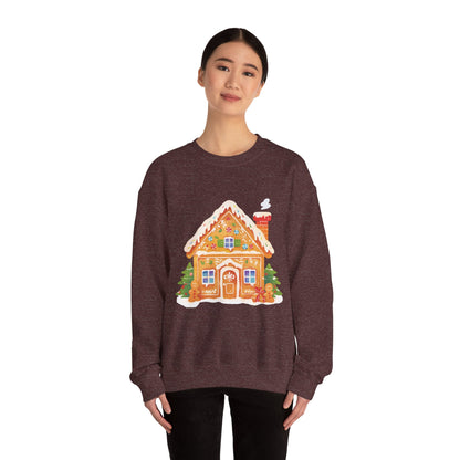 Gingerbread House Unisex Heavy Blend™ Crewneck Sweatshirt