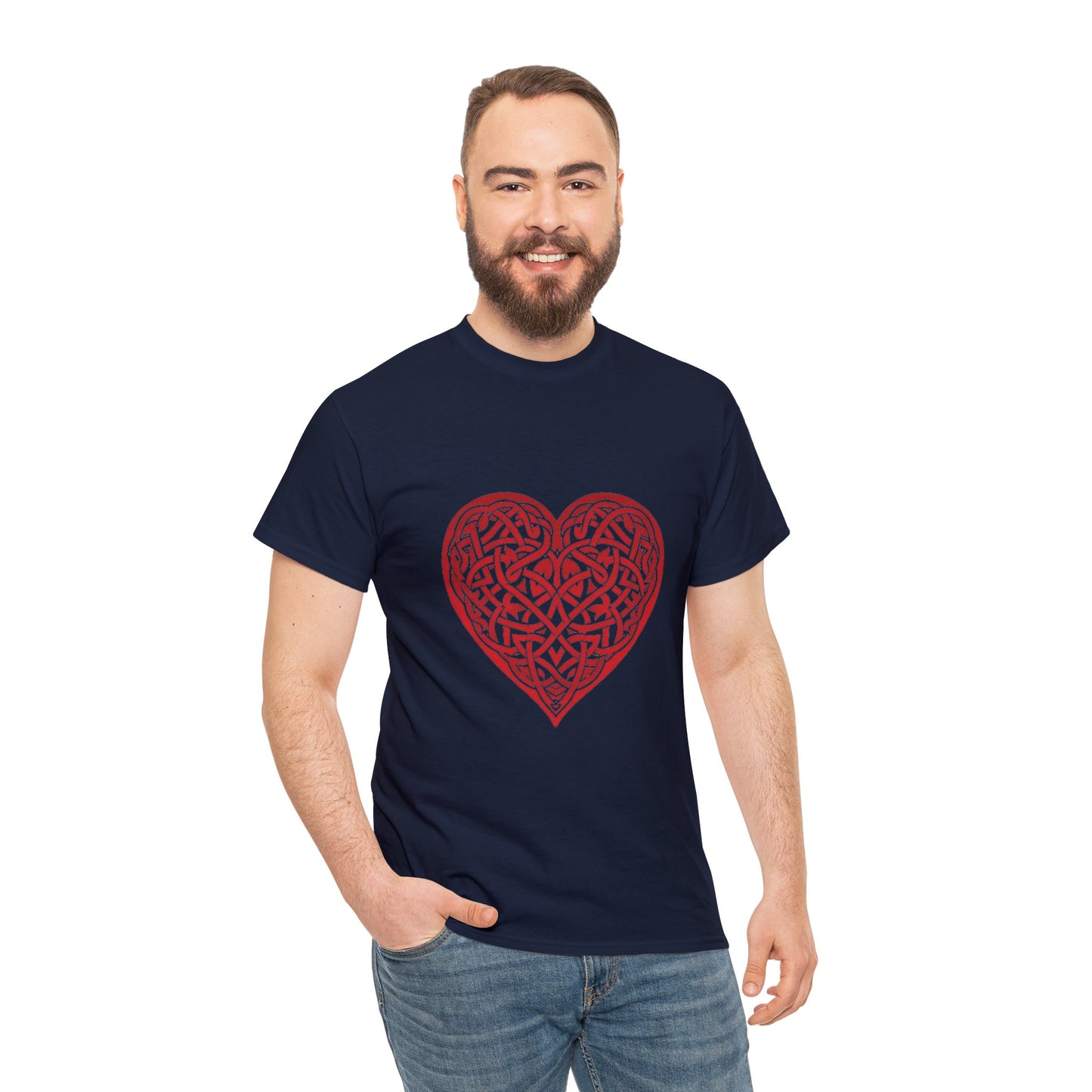 Celtic Heart Unisex Heavy Cotton Tee