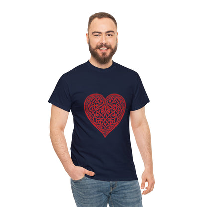 Celtic Heart Unisex Heavy Cotton Tee