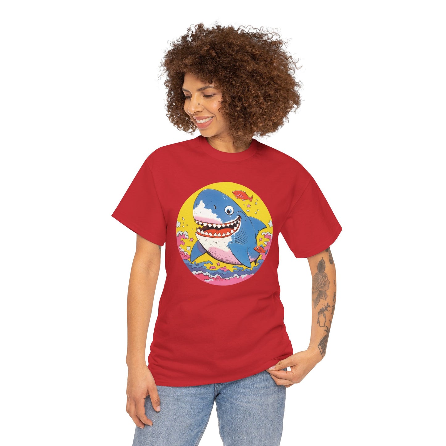 Shark Unisex Heavy Cotton Tee