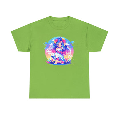 Hula Girl Unisex Heavy Cotton Tee