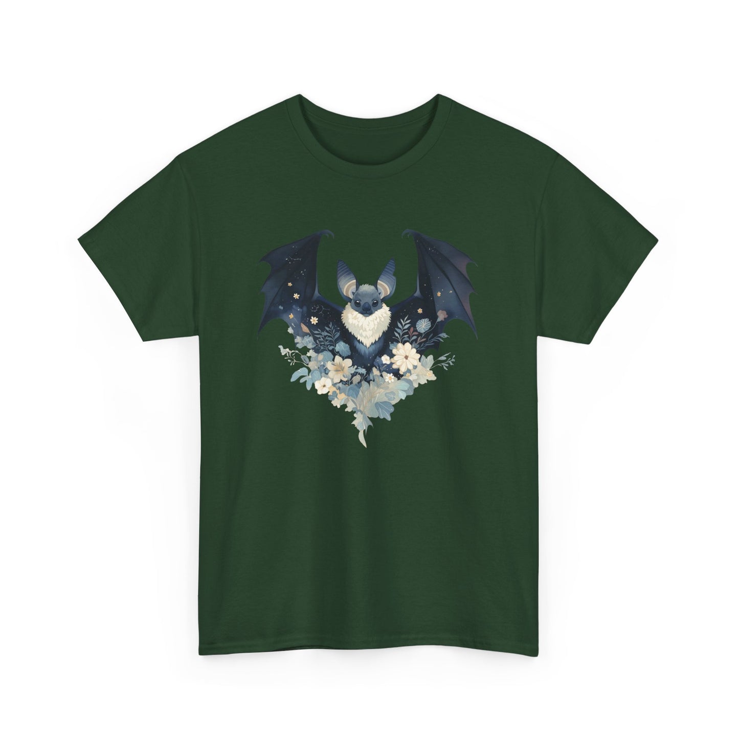 Midnight Bat Unisex Heavy Cotton Tee