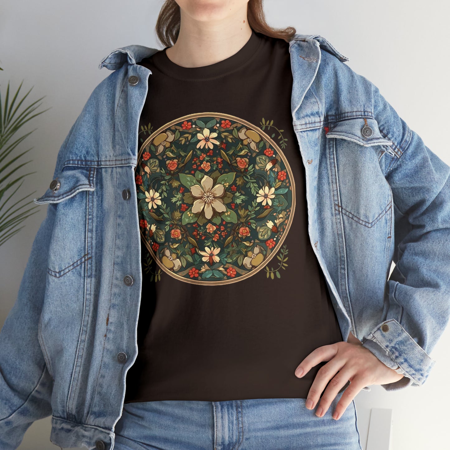 Druidic Mandala Unisex Heavy Cotton Tee