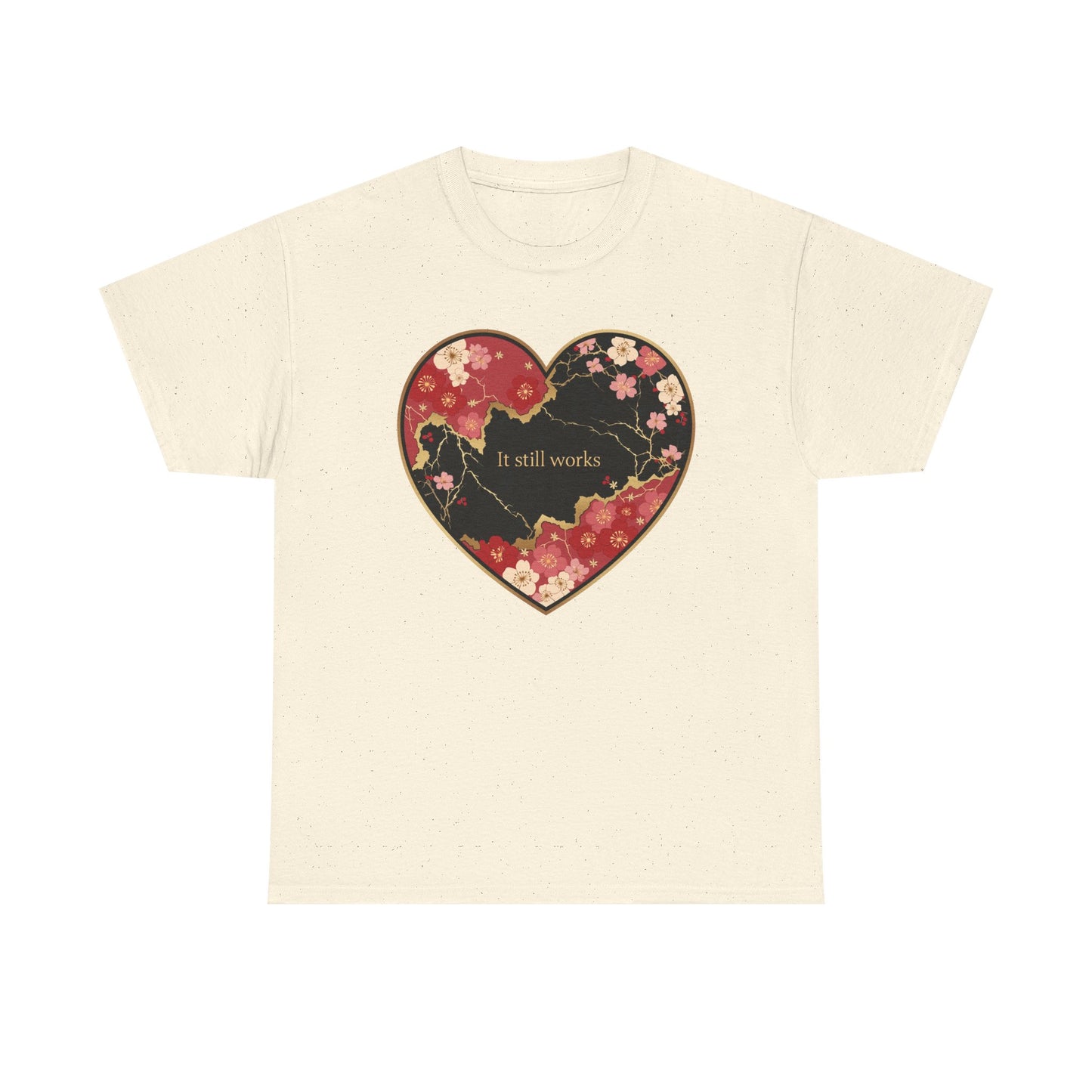 Kintsugi Heart Unisex Heavy Cotton Tee