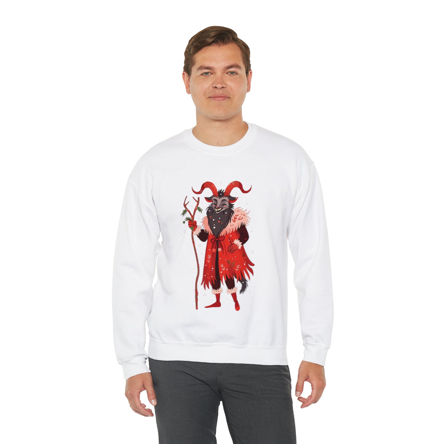 Merry Krampus Unisex Heavy Blend™ Crewneck Sweatshirt