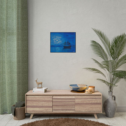 "Voyage in Blue" - Rolled Poster