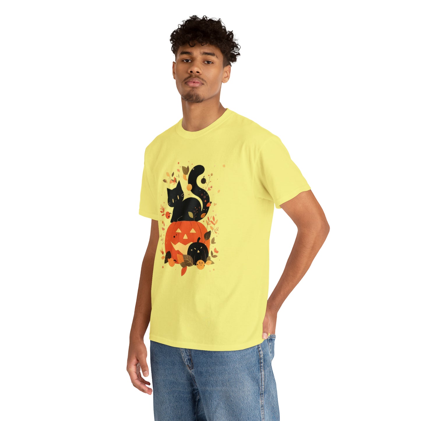 Spooky Kitty Unisex Heavy Cotton Tee