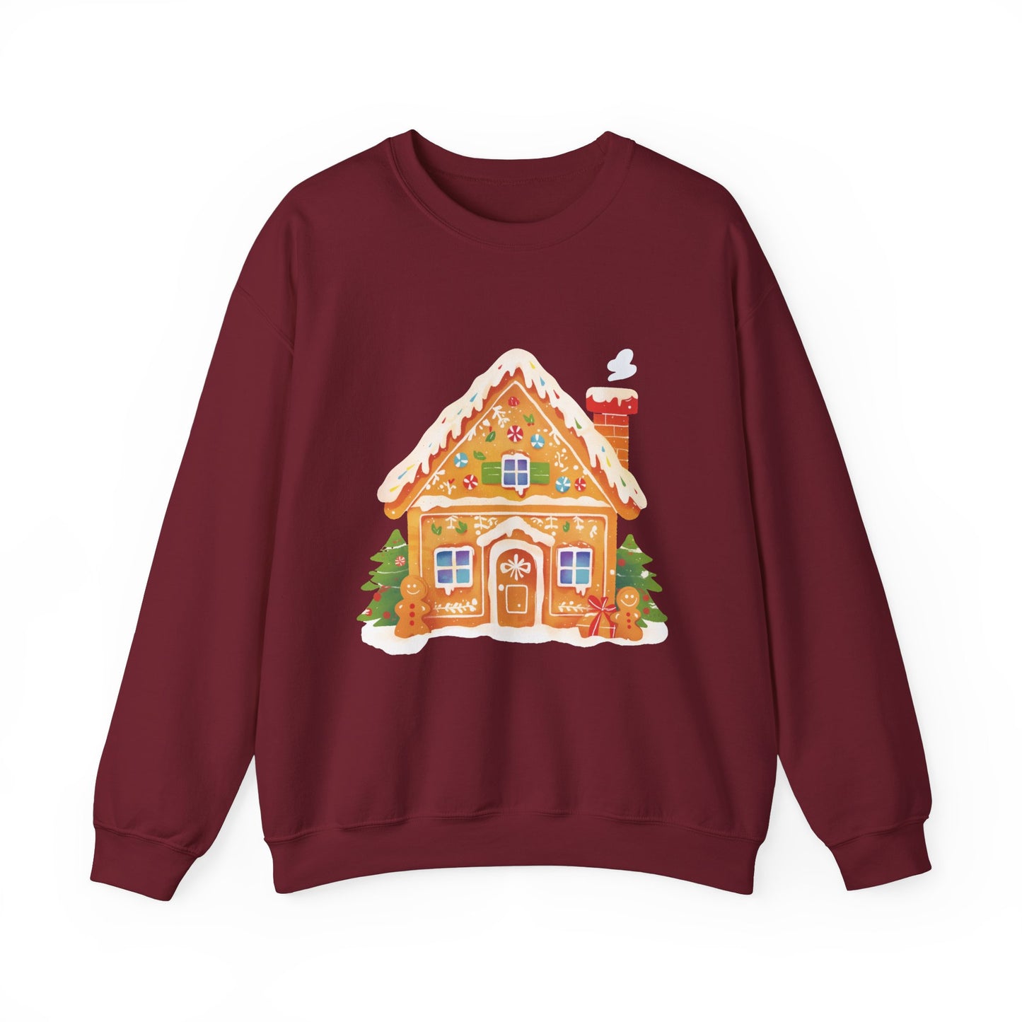 Gingerbread House Unisex Heavy Blend™ Crewneck Sweatshirt