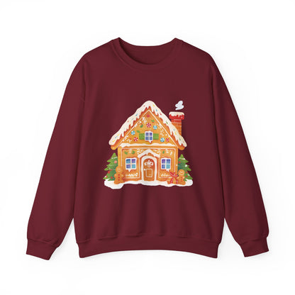 Gingerbread House Unisex Heavy Blend™ Crewneck Sweatshirt
