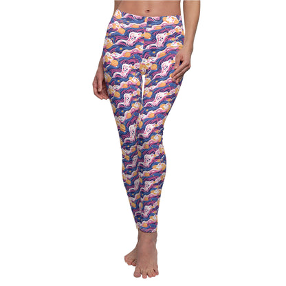 Sghetti Women's Cut & Sew Casual Leggings (AOP)