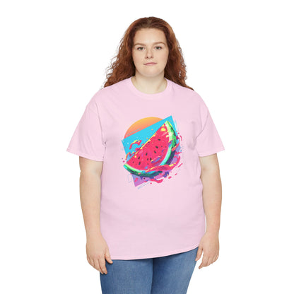 Summer Watermelon Unisex Heavy Cotton Tee